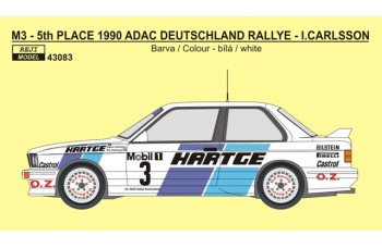 Decal – BMW M3 - 1990 ADAC Deutschland Rallye - I.Carlsson / P.Carlsson LIMITED